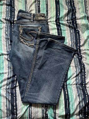 Silver jeans